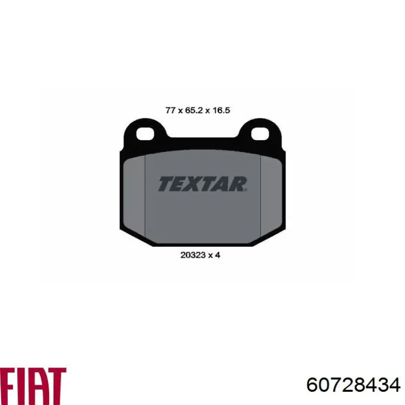 Pastillas freno delanteras Fiat/Alfa/Lancia 60728434 precio, desde 28,59 EUR