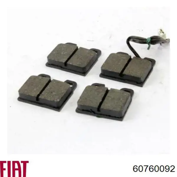 0060760092 Fiat/Alfa/Lancia pastillas de freno traseras