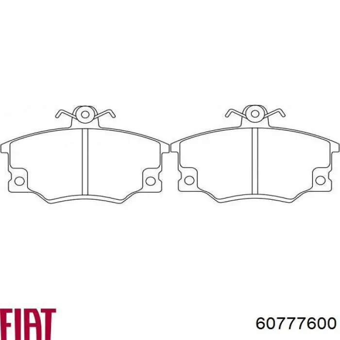 Pastillas de freno delanteras Fiat Tipo 160