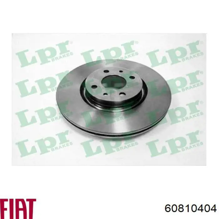 Disco de freno delantero Fiat/Alfa/Lancia 60810404