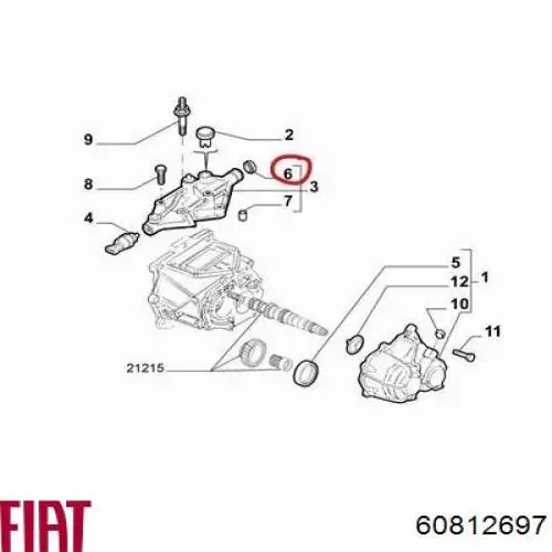 Juego de reparación Palanca selectora Cambio De Marcha Fiat Brava 182