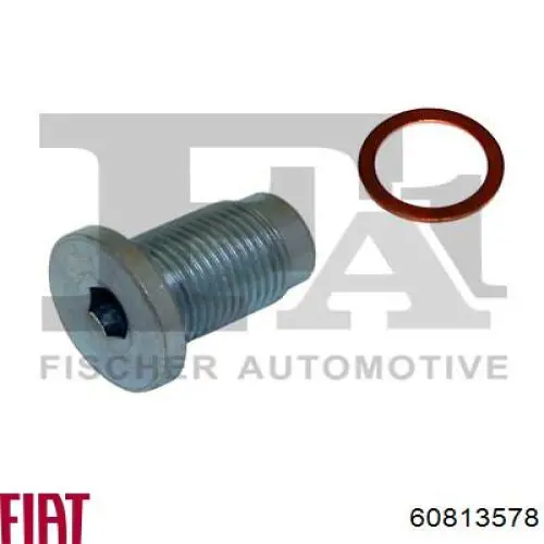 60813578 Fiat/Alfa/Lancia tapón roscado, colector de aceite