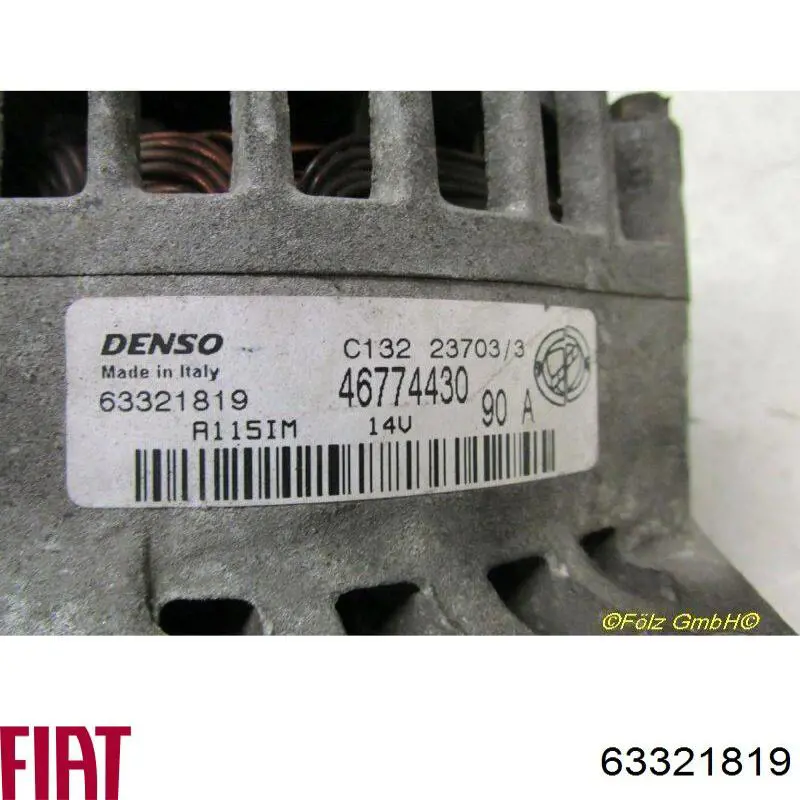 Alternador del motor Fiat/Alfa/Lancia 63321819 precio, desde 90,02 EUR