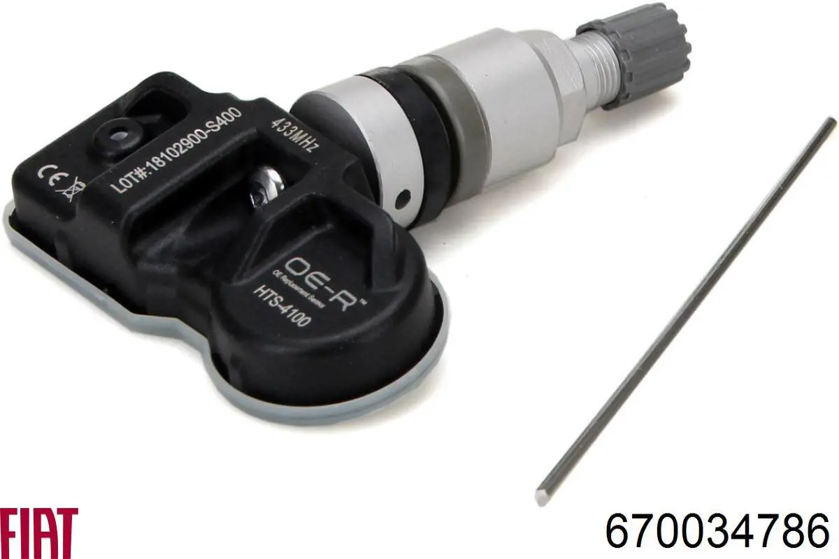 670034786 Fiat/Alfa/Lancia Sensor de presión de neumáticos (TPMS)