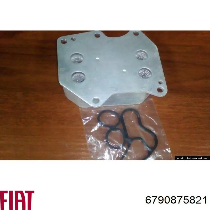 6790875821 Fiat/Alfa/Lancia Radiador de aceite debajo del filtro