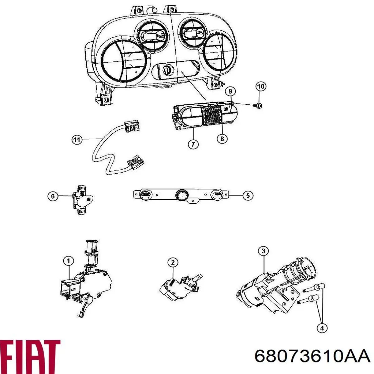 K68094764AA Fiat/Alfa/Lancia