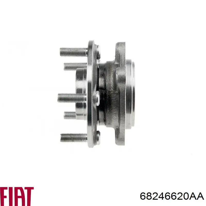 68246620AA Fiat/Alfa/Lancia cubo de rueda trasero