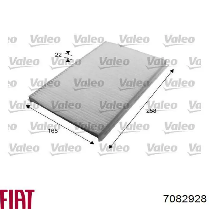 Filtro de cabina Fiat/Alfa/Lancia 7082928 precio, desde 5,22 EUR