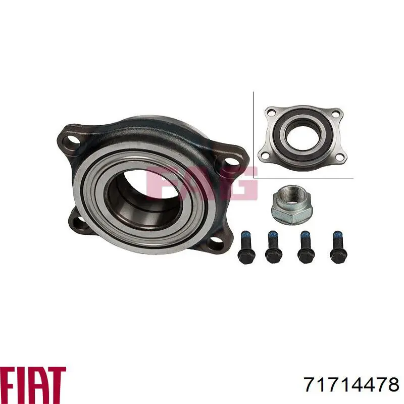 Comprar 71714478 Fiat/Alfa/Lancia Cojinete de rueda delantero