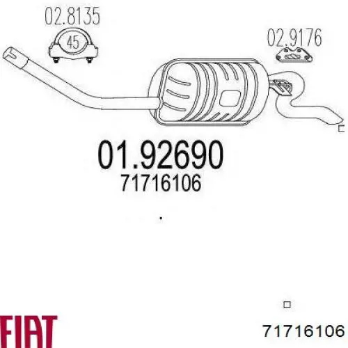 71716106 Fiat/Alfa/Lancia