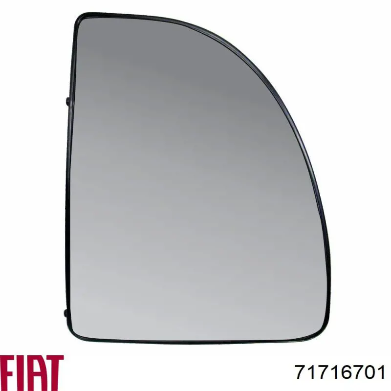 71716701 Fiat/Alfa/Lancia cristal de espejo retrovisor exterior derecho