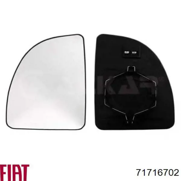 Cristal de espejo retrovisor exterior izquierdo L0381 SPJ
