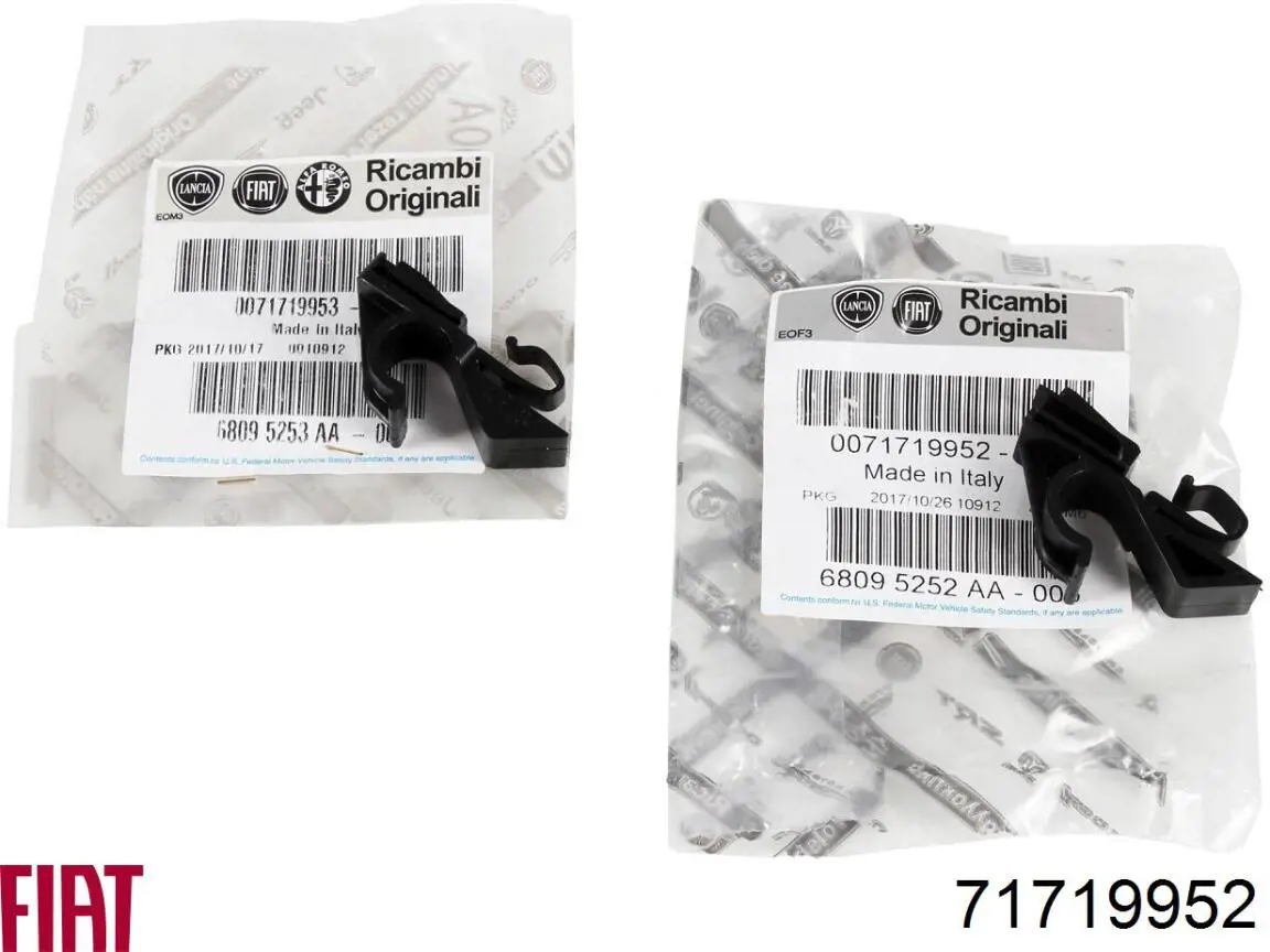 Comprar 71719952 Fiat/Alfa/Lancia Clip de estante del habitáculo