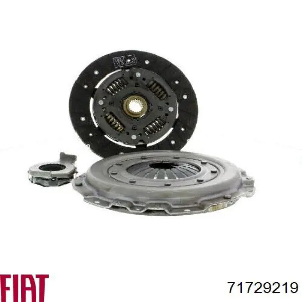 71729219 Fiat/Alfa/Lancia kit de embrague (3 partes)