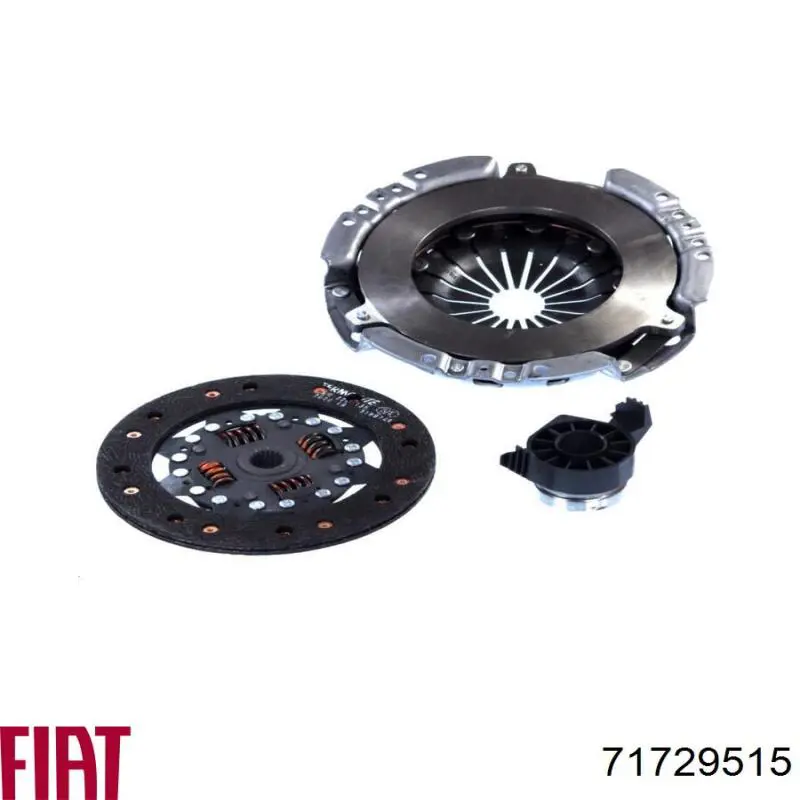 71729515 Fiat/Alfa/Lancia kit de embrague (3 partes)