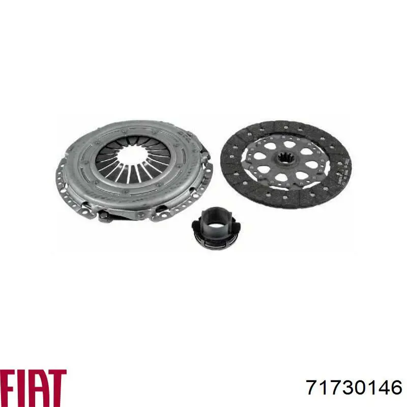 71730146 Fiat/Alfa/Lancia kit de embrague (3 partes)