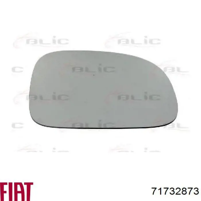 0071732873 Fiat/Alfa/Lancia cristal de espejo retrovisor exterior derecho