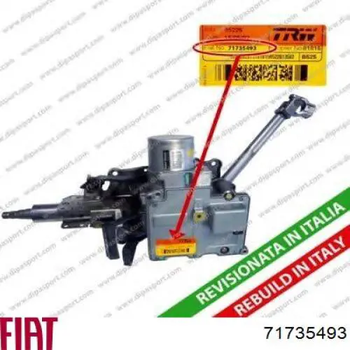 Columna de dirección Fiat/Alfa/Lancia 00051723100 precio, desde 140,02 USD