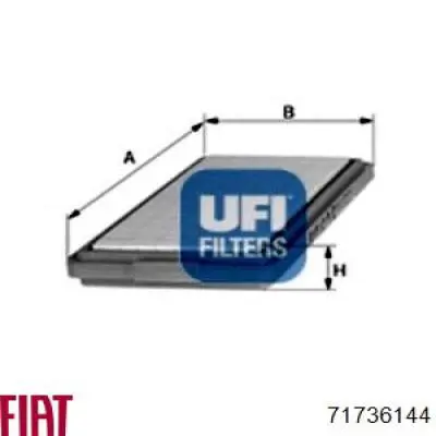 71736144 Fiat/Alfa/Lancia Filtro antipolen