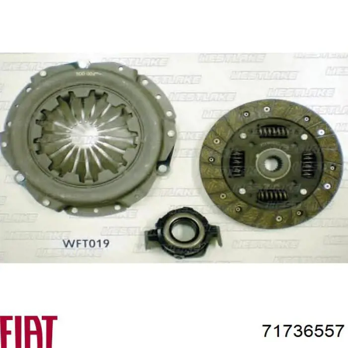 71736557 Fiat/Alfa/Lancia kit de embrague (3 partes)