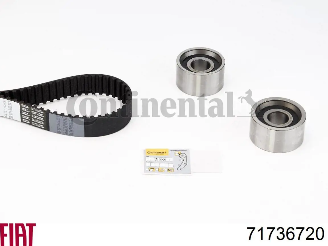 Kit de distribución 71736720 Fiat/Alfa/Lancia