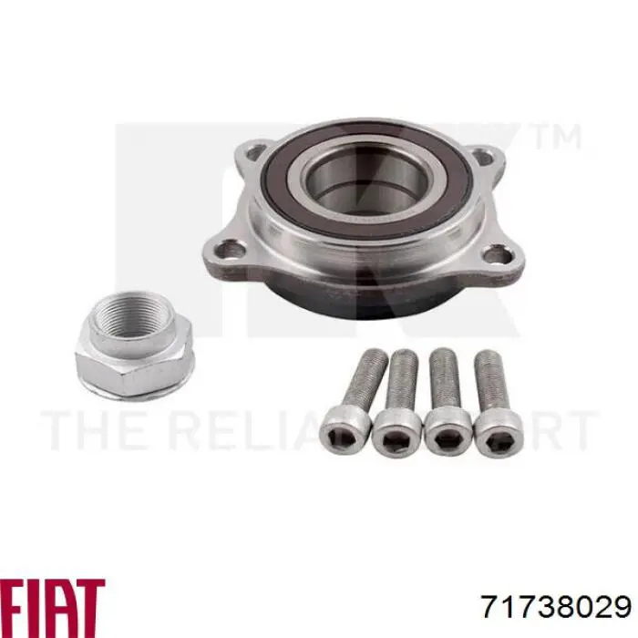 Cojinete de rueda delantero Fiat/Alfa/Lancia 71738029 precio, desde 51,73 EUR