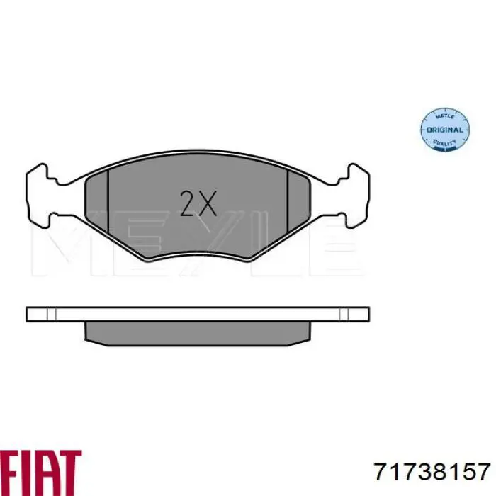Comprar 71738157 Fiat/Alfa/Lancia Pastillas delanteras de freno