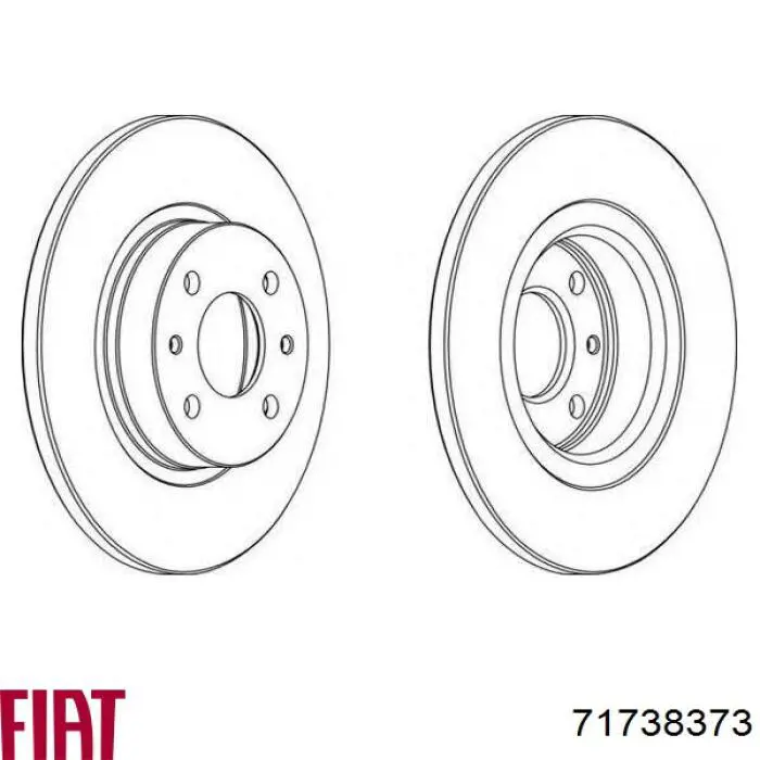 Frenos delanteros Fiat/Alfa/Lancia 71738373 precio, desde 22,44 EUR