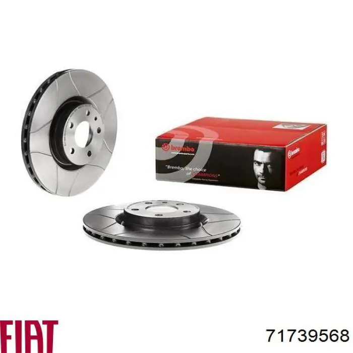 Freno de disco delantero Alfa Romeo 147 937