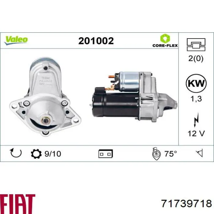 Comprar 71739718 Fiat/Alfa/Lancia Motores de arranque