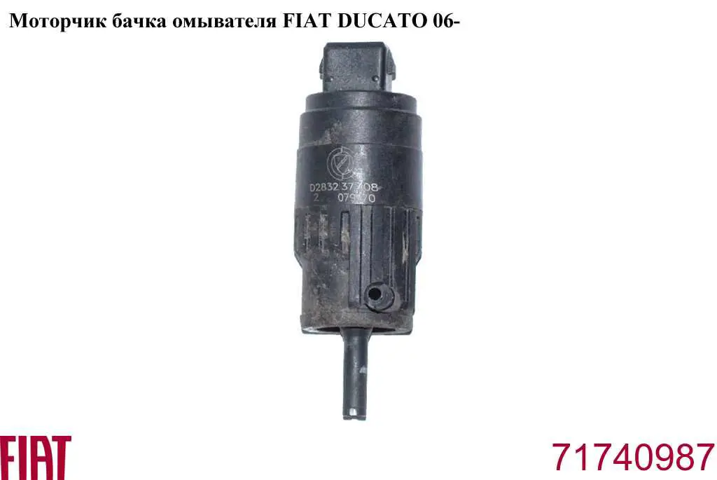 Bomba de agua limpiaparabrisas, delantera Fiat/Alfa/Lancia 71740987 precio, desde 8,11 EUR