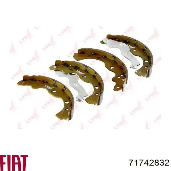 Zapatas de freno 71742832 Fiat/Alfa/Lancia
