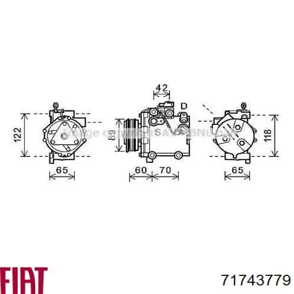 71743779 Fiat/Alfa/Lancia