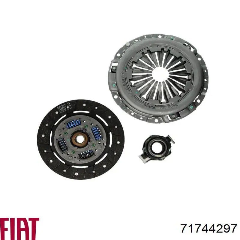 71744297 Fiat/Alfa/Lancia kit de embrague (3 partes)