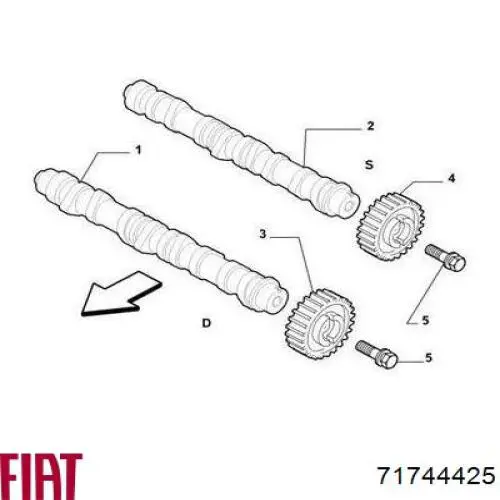 Pistón para cilindro Fiat/Alfa/Lancia 71744425 precio, desde 135,41 EUR