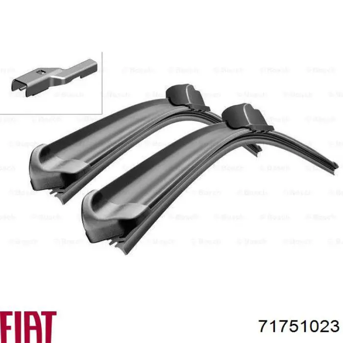 Escobilla del limpiaparabrisas trasero Fiat/Alfa/Lancia 71751023 precio, desde 9,12 EUR