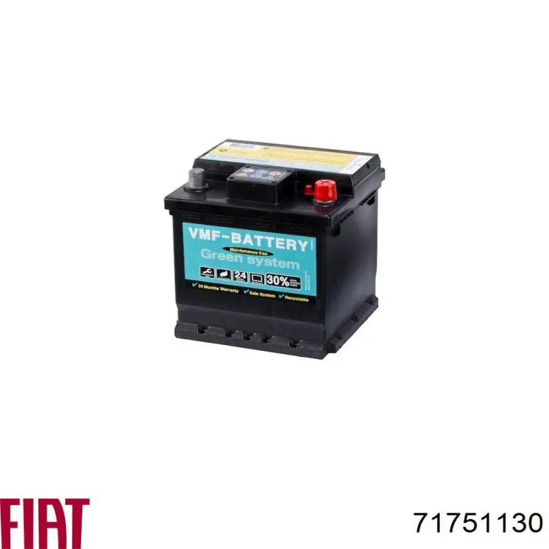 Batería de arranque FIAT 71751130