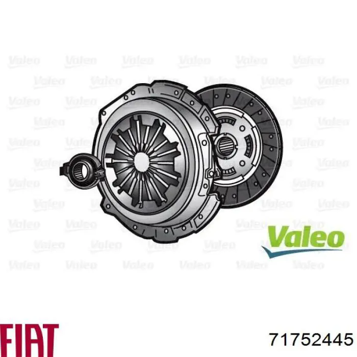 71752445 Fiat/Alfa/Lancia plato de presion del embrague funcion