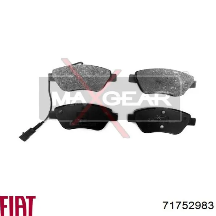 Pastillas de freno delanteras Fiat Stilo 192