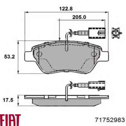 Pastillas de freno delanteras Fiat Stilo 192