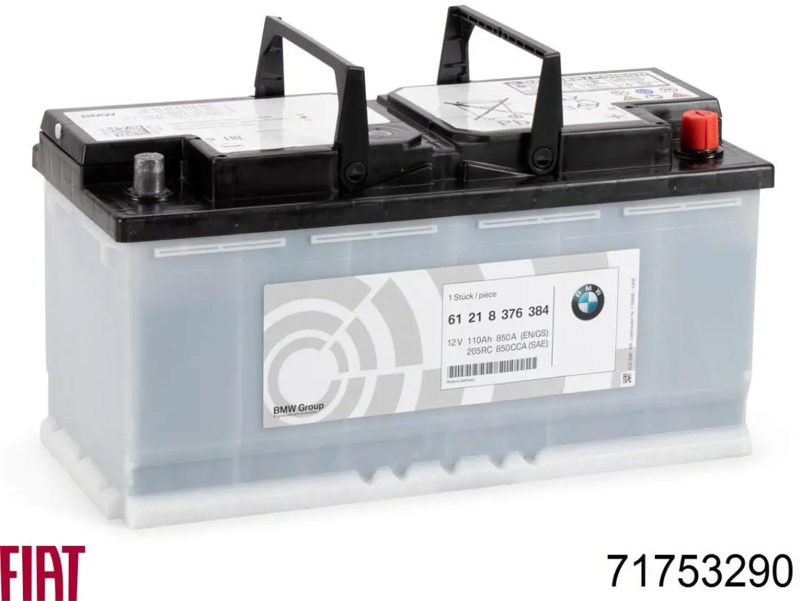Batería 71753290 Fiat/Alfa/Lancia