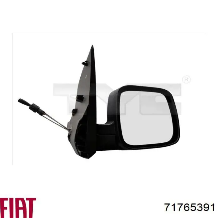 71765391 Fiat/Alfa/Lancia cristal de espejo retrovisor exterior derecho
