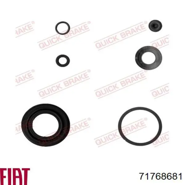 71768681 Fiat/Alfa/Lancia pinza de freno trasera izquierda