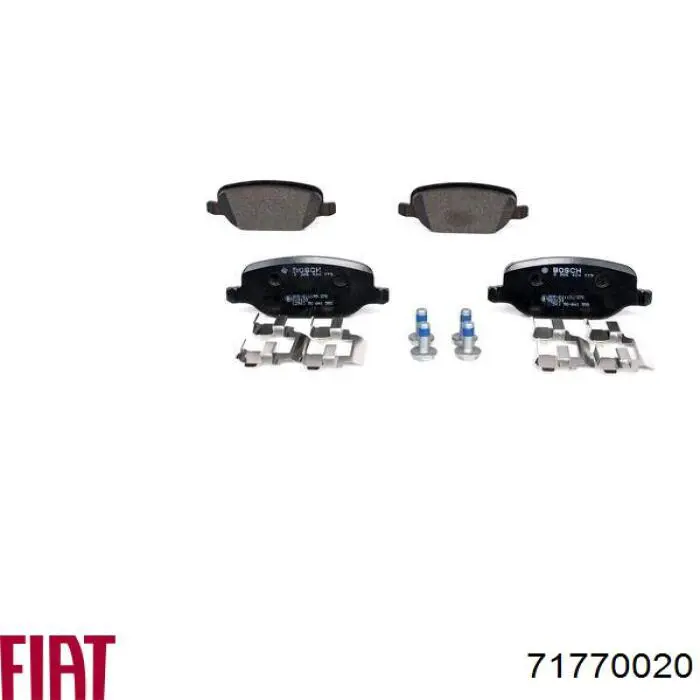 Pastillas traseras de freno Fiat/Alfa/Lancia 71770020 precio, desde 27,03 EUR