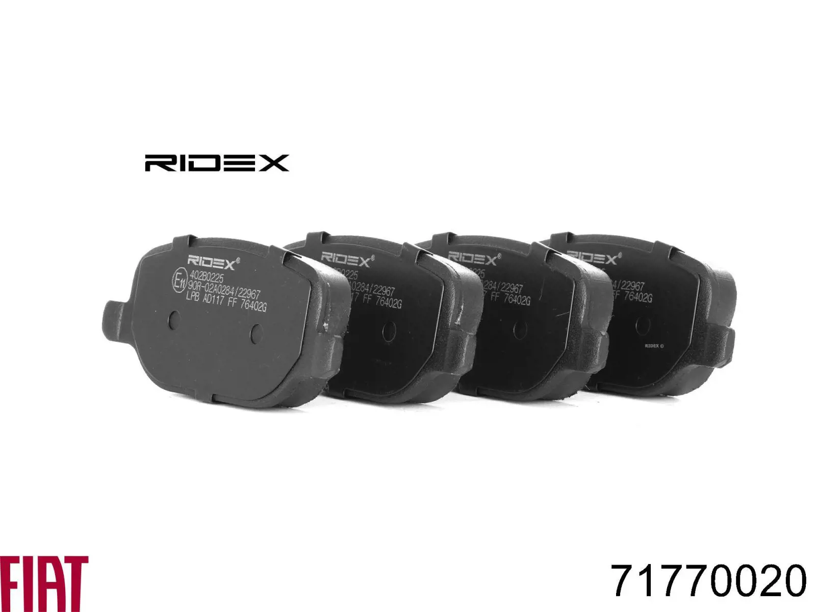 Comprar 71770020 Fiat/Alfa/Lancia Pastillas de freno traseras