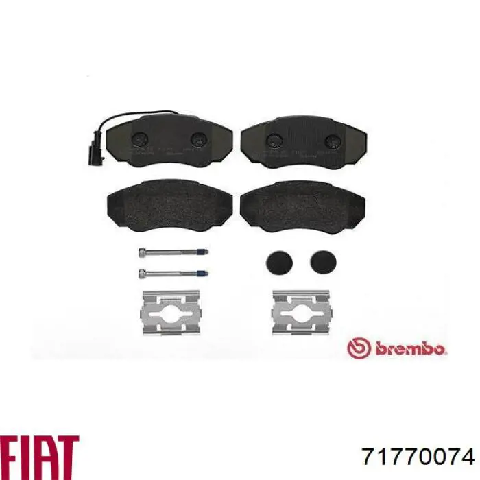 Pastillas de freno delanteras Fiat Ducato 2 230L