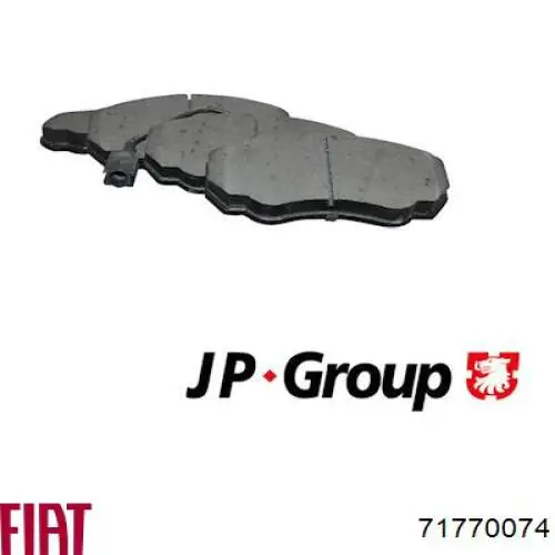 Pastillas de freno delanteras Fiat Ducato 2 230L