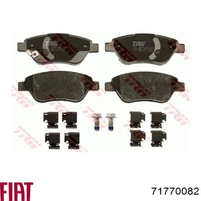 Pastillas de freno delanteras Fiat Stilo 192