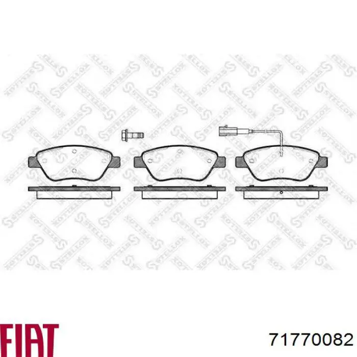 Pastillas de freno delanteras Fiat Stilo 192