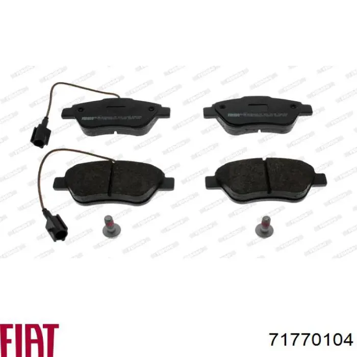 Pastillas de freno 71770104 Fiat/Alfa/Lancia